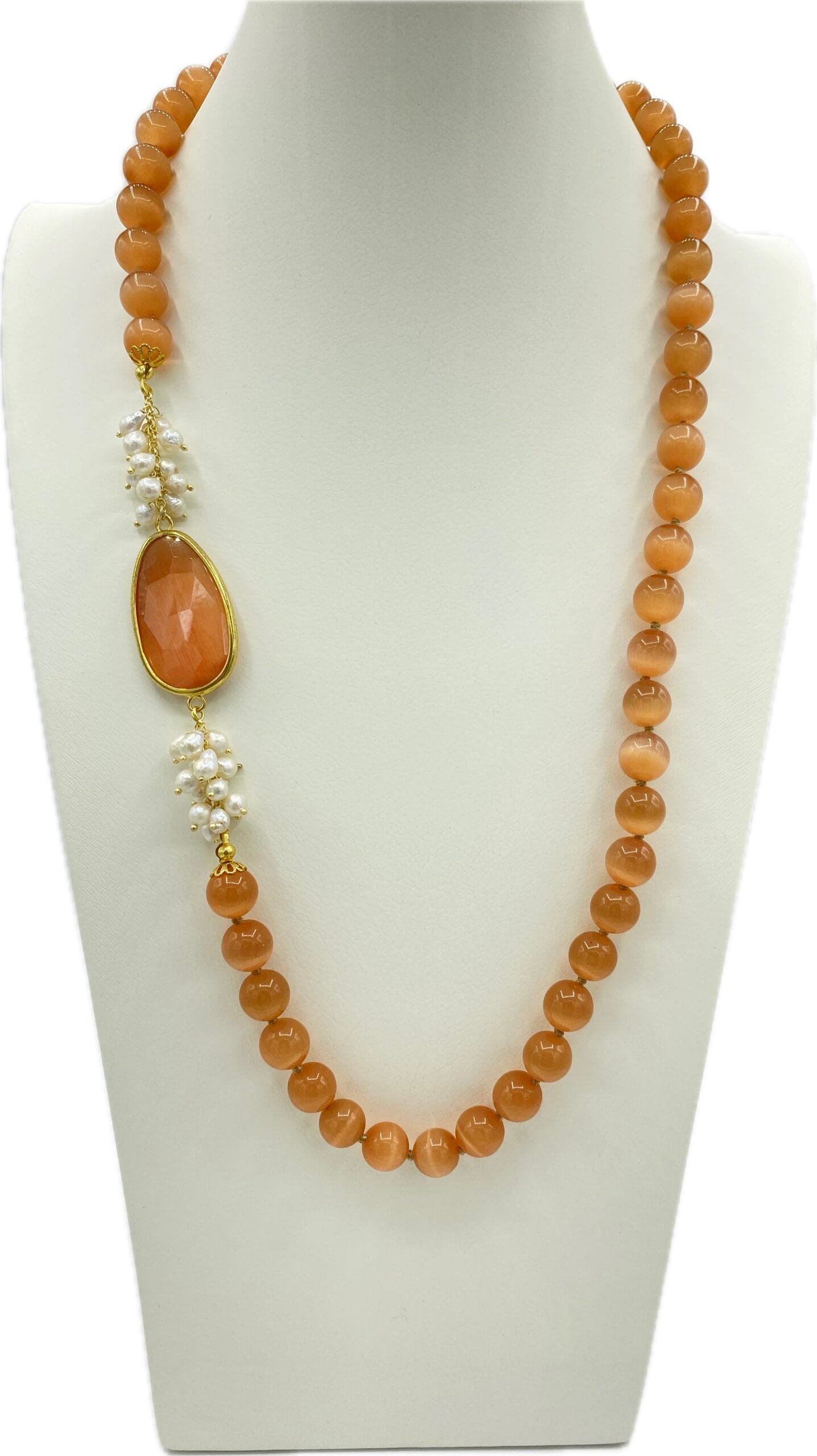 Collana in occhio di gatto