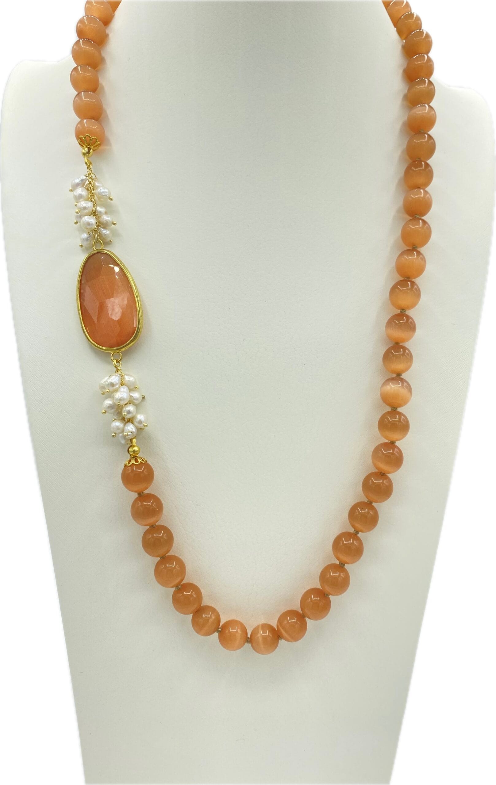Collana in occhio di gatto