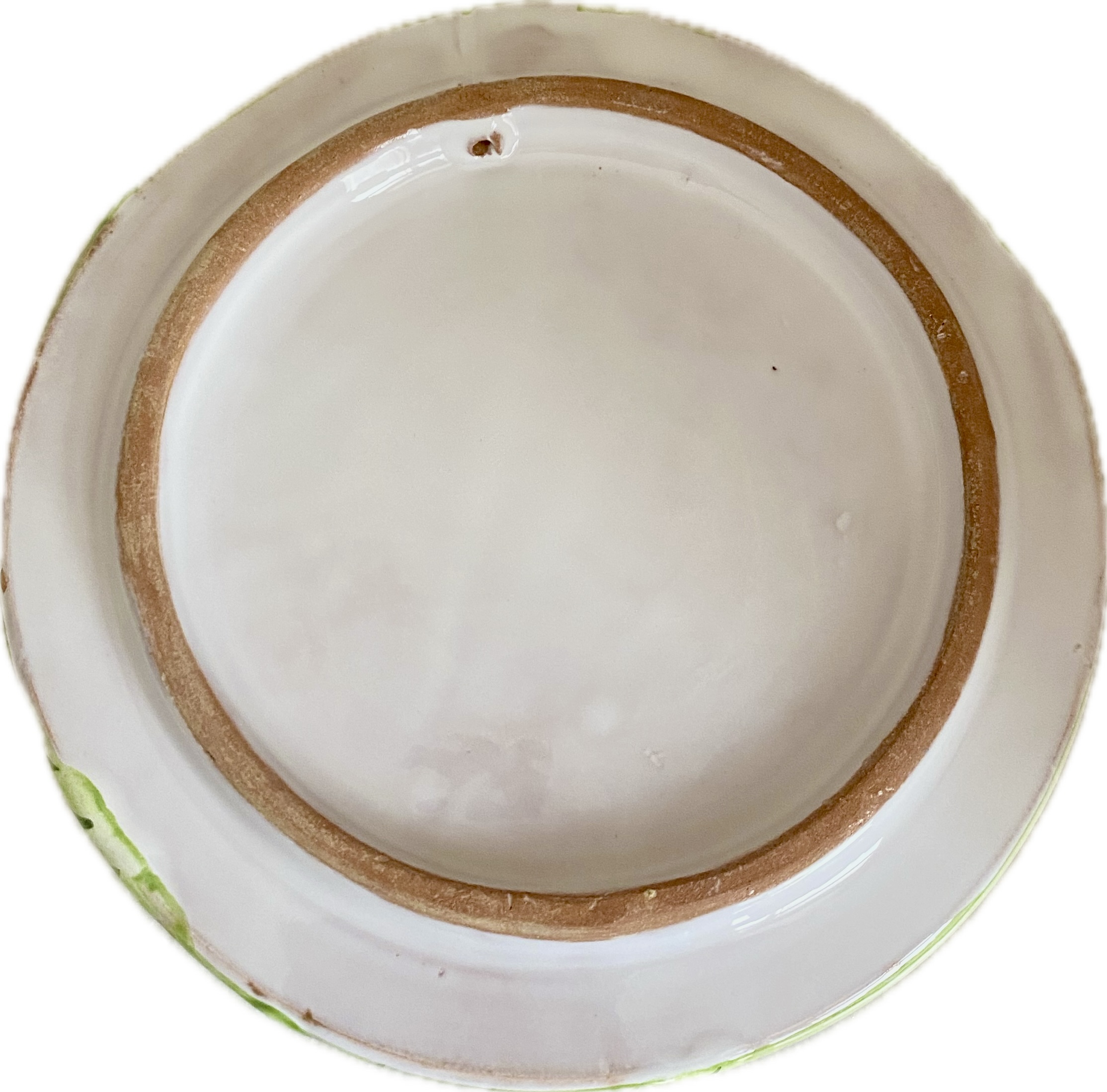 Sotto pentola in stile Siciliano in Ceramica Dipinto a Mano