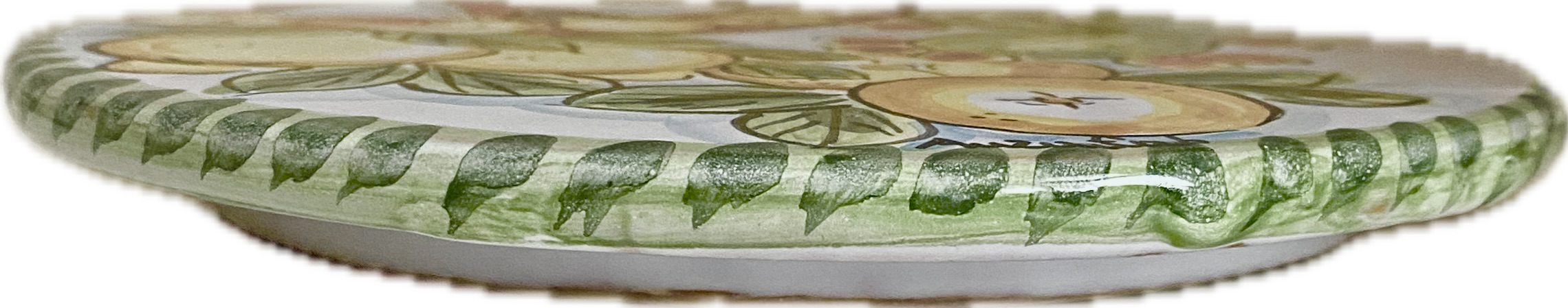 Sotto pentola in stile Siciliano in Ceramica Dipinto a Mano