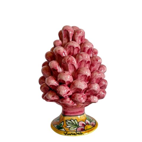 Pigna in ceramica dipinta a mano – Bordeaux (h 12 cm circa)