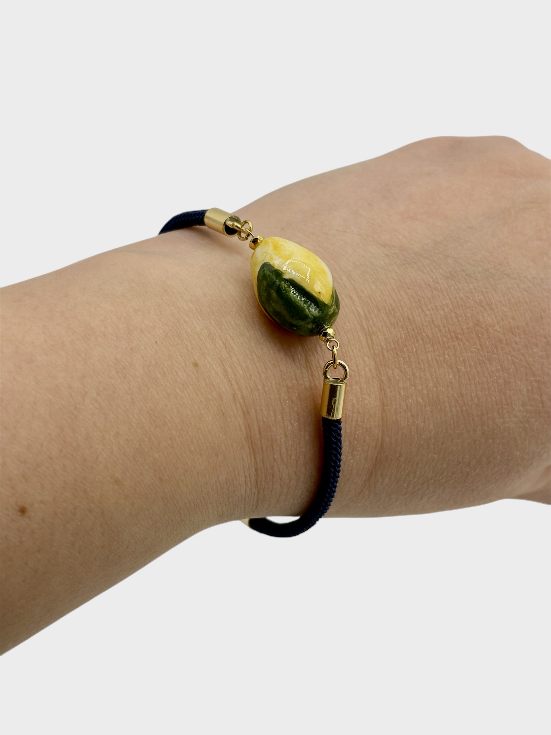 Bracciale Unisex con limone in Ceramica