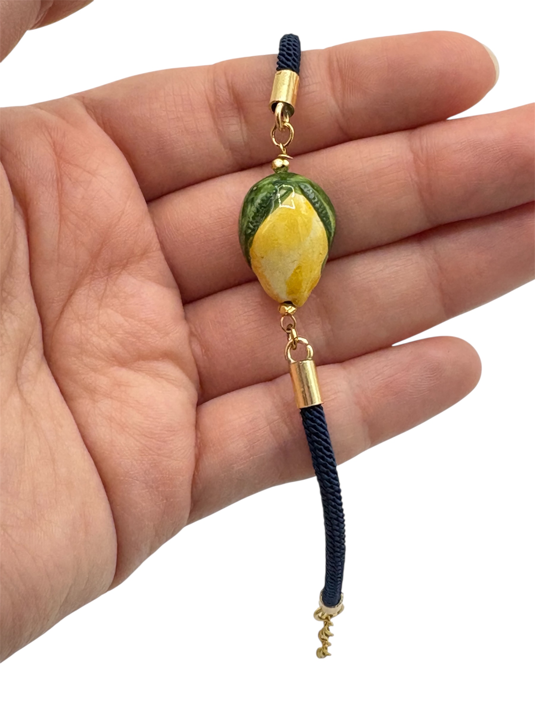 Bracciale Unisex con limone in Ceramica