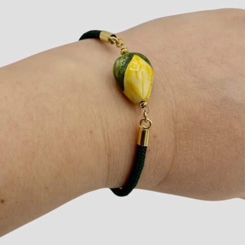 Bracciale Unisex con limone in Ceramica
